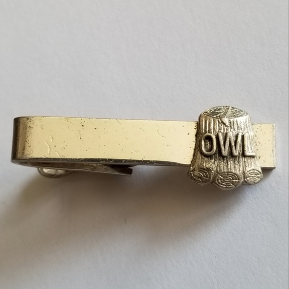 owl tie clip